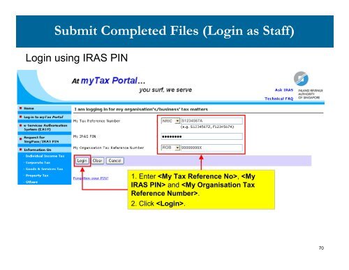 Offline Excel Application - IRAS