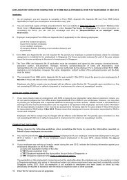 EXPLANATORY NOTES TO FORM C - IRAS