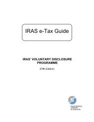 e-Tax Guide on IRAS' Voluntary Disclosure Programme