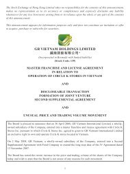 master franchise and license agreement in relation to - Irasia.com