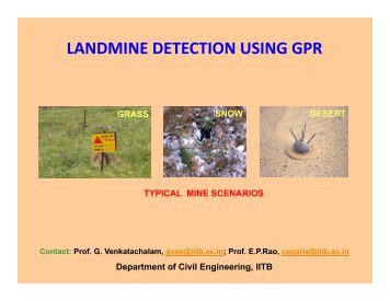 Annexure 8- Presentations on 'Landmine detection using GPR'- Prof ...