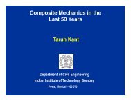 Composite Mechanics in the Last 50 Years - IRCC - Indian Institute ...