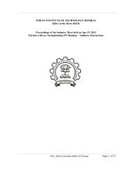 Proceedings - IRCC - Indian Institute of Technology, Bombay