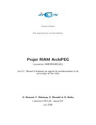Projet RIAM ArchiPEG - IRCCyN