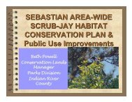 sebastian area-wide scrub-jay habitat conservation plan