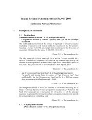 Inland Revenue (Amendment) Act No. 9 of 2008 Explanatory Notes ...