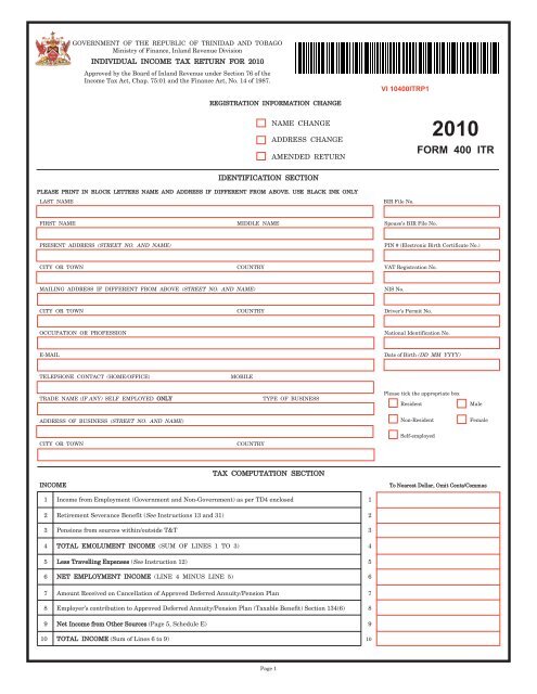 Inland Revenue Tax Return Form 2021