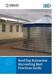 Roof-Top Rainwater Harvesting Best Practices Guide - International ...
