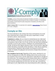 Comply or Die