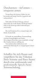 Sprechen – Atmen - Dorothea Walter