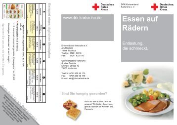 Essen auf Rädern - DRK Kreisverband Karlsruhe