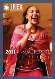 2011 ANNUAL REPORT - IREX