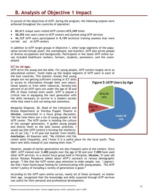 IATP Monitoring and Evaluation Report - IREX