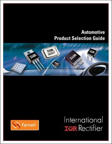 Automotive Product Selection Guide