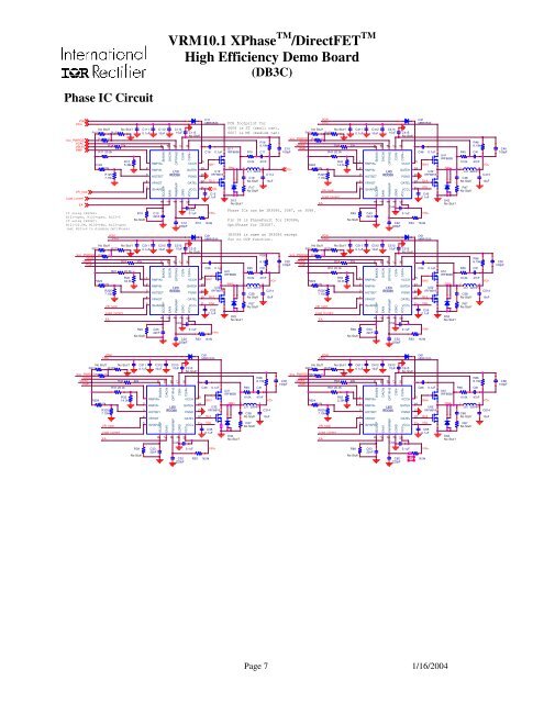 VRM10.1 XPhaseTM/DirectFETTM High Efficiency Demo Board ...