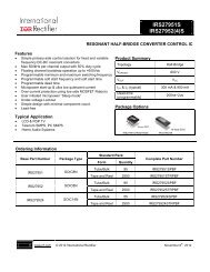 IRS27951S IRS27952(4)S - International Rectifier