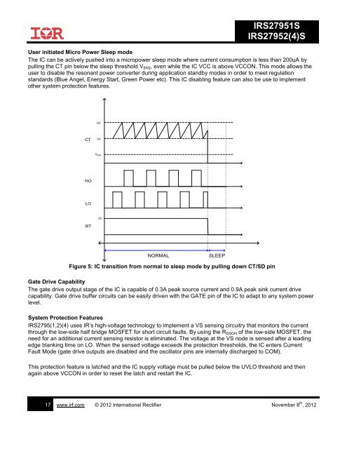 IRS27951S IRS27952(4)S - International Rectifier