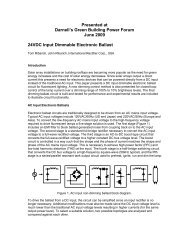 24VDC Input Dimmable Electronic Ballast - International Rectifier