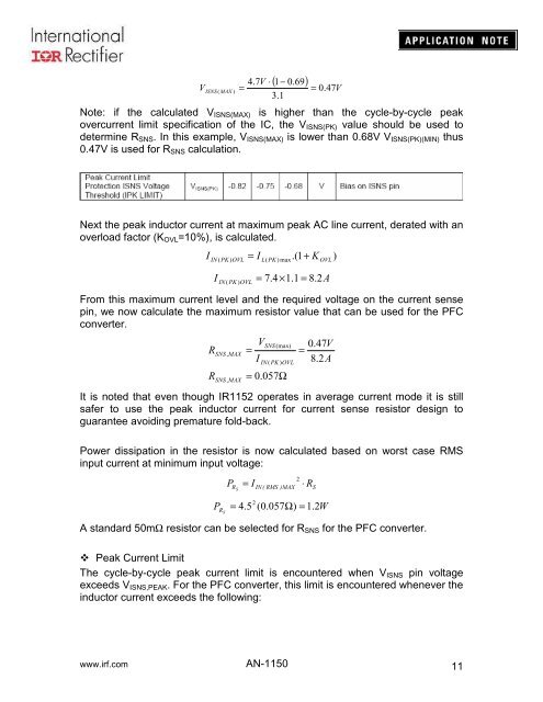 Application Note AN-1150 - International Rectifier