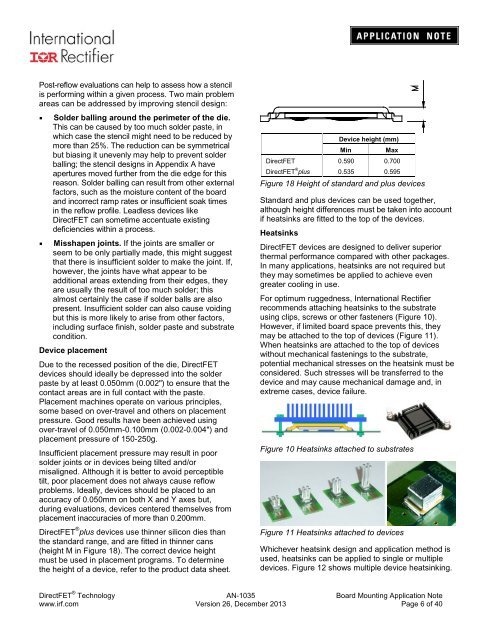 Application Note AN-1035 - International Rectifier