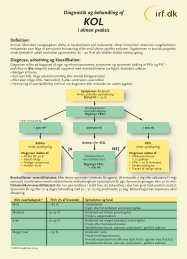 Diagnostik og behandling af KOL - Institut for Rationel Farmakoterapi