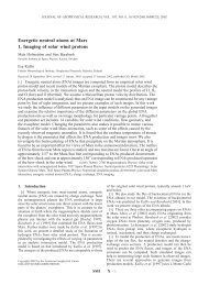 Energetic neutral atoms at Mars - Institutet fÃ¶r rymdfysik