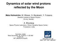 Dynamics of solar wind protons reflected by the Moon