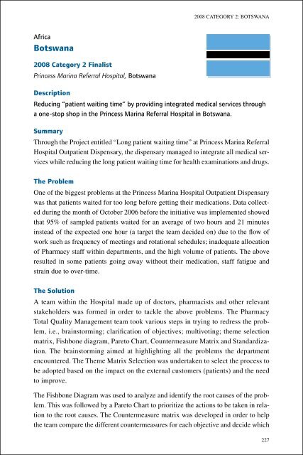 Good Practices and Innovations in Public Governance 2003-2011