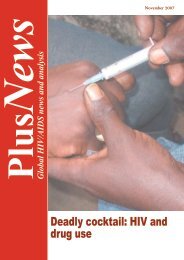 Deadly cocktail: HIV and drug use - IRIN