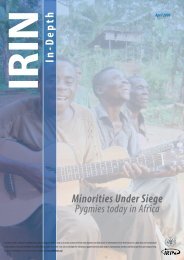 Minorities Under Siege: Pygmies today in Africa - IRIN