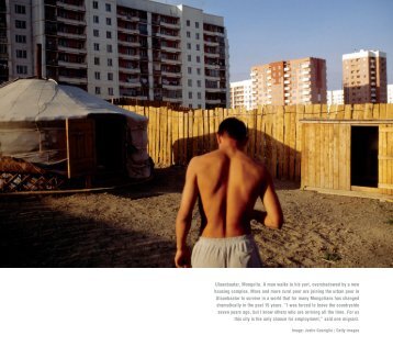 Ulaanbaatar, Mongolia. A man walks to his yurt ... - IRIN