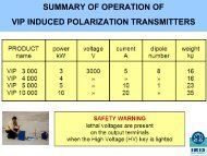 vip, induced polarization transmitter - IRIS Instruments