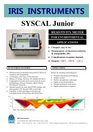 SYSCAL Junior - IRIS Instruments