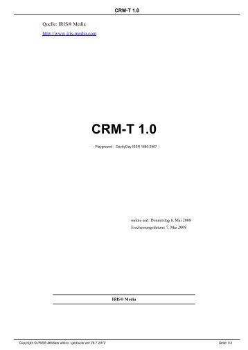 CRM-T 1.0 - IRISÂ® Media