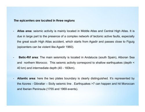 Moroccan Seismic Network: Overview - IRIS