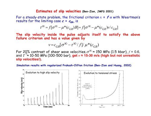 Insights into earthquake source physics from high-frequency ... - IRIS