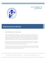 Marketing Handbook FINAL-2 2012.pdf - American Iris Society