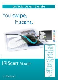 You swipe, it scans. - IRIS