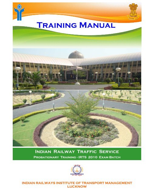 Training Manual Indian Railways Institute Of Transport Management