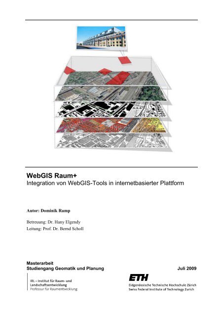 WebGIS Raum+ - Institut fÃ¼r Raum - ETH ZÃ¼rich