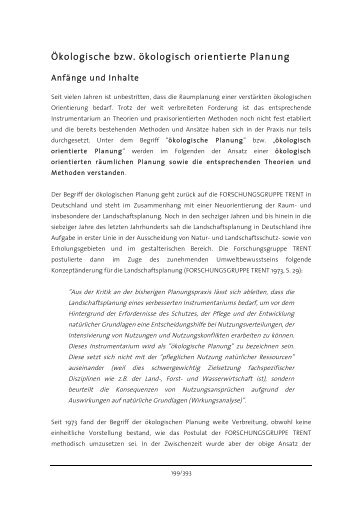 Ãkologische Planung und Risikoanalyse - Institut fÃ¼r Raum - ETH ...