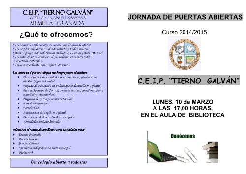 Jornada de puertas abiertas