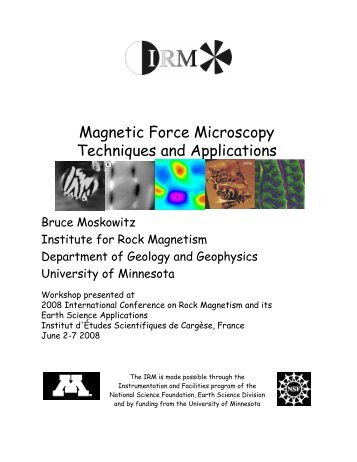 Magnetic Force Microscopy (MFM) - Institute for Rock Magnetism ...