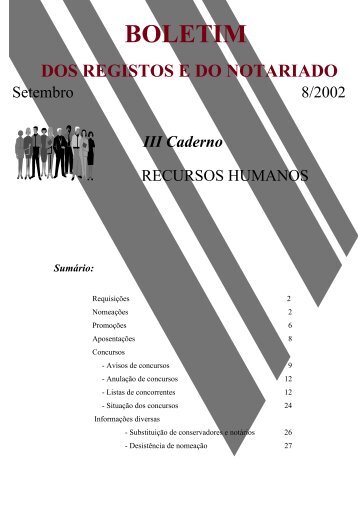 Caderno nÂº 3 - Instituto dos Registos e Notariado