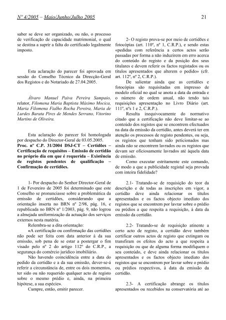 II Caderno - Instituto dos Registos e Notariado