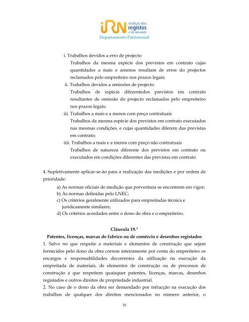 CADERNO DE ENCARGOS