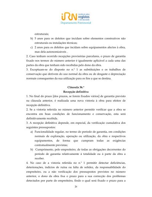 CADERNO DE ENCARGOS