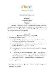 Caderno de Encargos