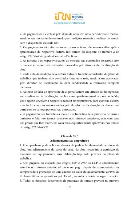 Caderno de Encargos