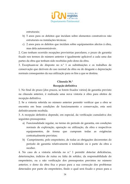 Caderno de Encargos